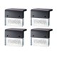 thumbnail image 1 of 4 paquetes de lámparas solares para vallas 2 modos de iluminación IP65 lámpara de pared impermeable Tomshoo Trajes de lámpara al aire libre, 1 of 5