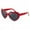 Red, variant on Daolelai Love Glasses Night Eyes Internet Celebrity Heart-Shaped Light Into Love Special Effect Glasses
