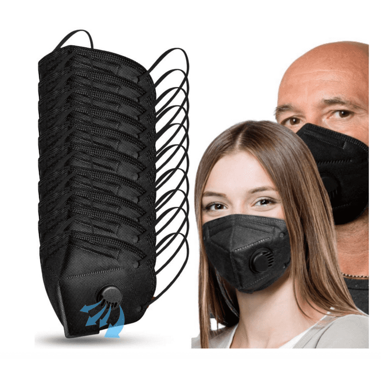 2023 New Face Mask 6 Pcs, Anti Dust Breathing Valve, Skin-friendly