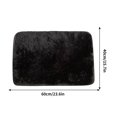 thumbnail image 3 of Modern Soft Fluffy Shaggy Rug for Bedroom Livingroom Small Chair Decor Rugs Feet Floor mats, Machine Washable Royal Bath Mat, Non-Slip Plush Furry Fur Area Rugs, 3 of 4