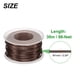 thumbnail image 2 of Alambre para Bonsái Uxcell de Aluminio Anodizado, Rollo de Alambre de Entrenamiento de 1mm de Calibre, 30m de Longitud, Alambre Flexible para Bonsái en el Jardín, 2 of 7