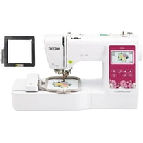 Brother PE545 Embroidery Machine with Wireless LAN, 4" x 4" Hoop Area, 3.7" Touchscreen, SAMFM100 4" x 4" Magnetic Hoop