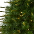 thumbnail image 3 of Nearly Natural 7ft. New England Pine Artificial Christmas Tree with 400 Clear Lights and 1044 Bendable Branches, 3 of 7