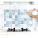 thumbnail image 2 of Pegatinas a prueba de aceite Etiqueta de pared autoadhesiva impermeable para cocina (azul), 2 of 6