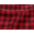 thumbnail image 4 of oneOone Viscose Jersey Maroon Fabric Gingham Check Fabric For Sewing Printed Craft Fabric By The Yard 60 Inches Wide, 4 of 5