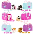 thumbnail image 1 of Pucci Pups - Juego de cachorros coleccionables - 6 perros de juguete, incluido el caniche - Bolso portabebés - Cuencos de comida y accesorios - Juguetes para niños mayores de 3 años, 1 of 5