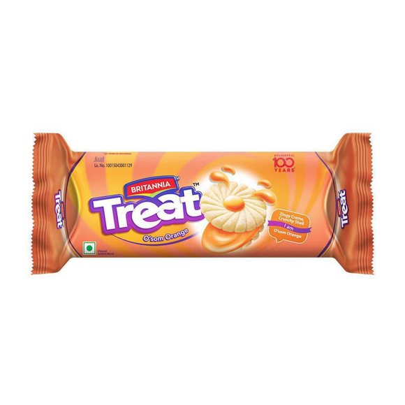 Britannia Orange Cream Treat 100 g