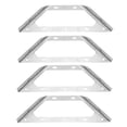thumbnail image 1 of MERRYHAPY 4pcs Wall Mounting Cupboards Hanger Triangular Support Frame Stainless Steel for DIY Enthusiasts, 1 of 8