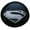 Tuxedo Black, variant on SpareCover ABC Series - Super Man 27" Tire Cover