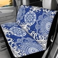 thumbnail image 2 of Psesaysky Blue Mandala Rear Bench Seat Covers for SUV, 2 Piece Non-Slip Car Rear Seat Covers Easy to Install Durable Waterproof Back Seat Covers, 2 of 4