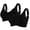 Black, variant on yunLCZ Push Up Everyday Bras Sports Bras For Women Comfortable Ribbed Wireless Bralettes Adjustable Padded Everyday Bra 2PC Bras for Women