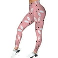 thumbnail image 3 of Rovga Gym Leggings For Women Easter Day High Waist Yoga Pants Compression Tights High Waist Pants Pants For Yoga Running Gym Soft Clothes Pink Xxl, 3 of 7