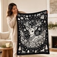 thumbnail image 5 of Christmas DIY Coloring Throw Blanket, Flannel Xmas Pattern Blanket for Kids Adults Home Decor, 5 of 7