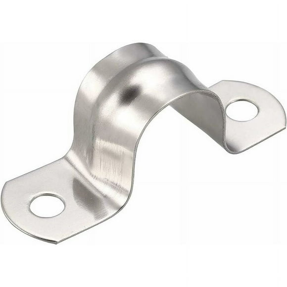 30 PCS 20mm U Tube 304 Stainless Steel Pipe Clamp U-Shaped Pipe Clamp Clamp