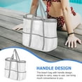 thumbnail image 3 of TABLZONE Bolsa De Playa Con Asa Y Bolsillo Con Cremallera Para Almacenamiento En Color, 3 of 7