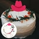 thumbnail image 2 of KAKOWELY 21 piezas Mini sombrero de vaquera occidental Lindo sombrero miniatura para accesorios de fiesta Muñeca de juguete Vestir Juegos de casa Rosa, 2 of 4