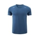 thumbnail image 1 of pstuiky camisetas para hombre, Blusa informal de cuello redondo para hombre, elástica, de color liso, para ejercicio y fitness camisetas de hombre m, 1 of 4