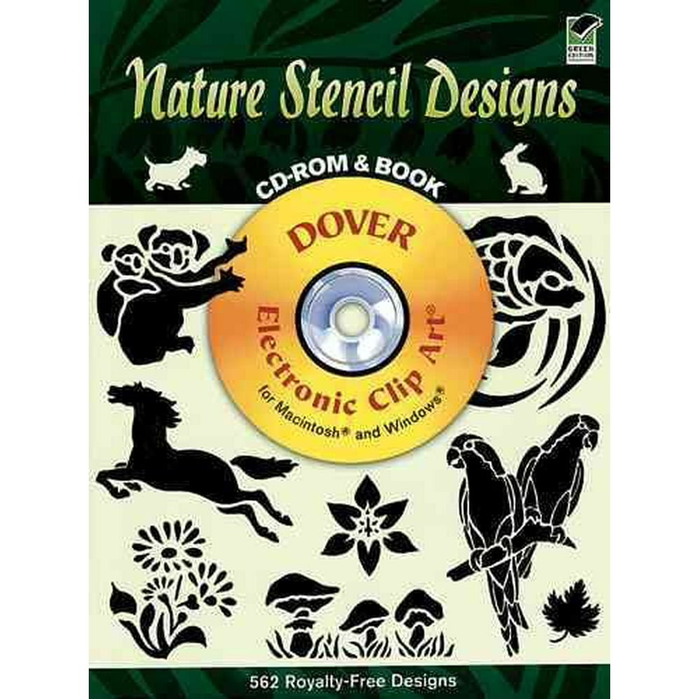 Nature Stencil Designs CDROM and Book