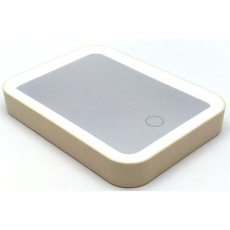 (( Case Pack Of 13 Small Mirrors)) Vivitar Light Up Mirror Make-up Bullseye s Playground LED ES44-LM-TA