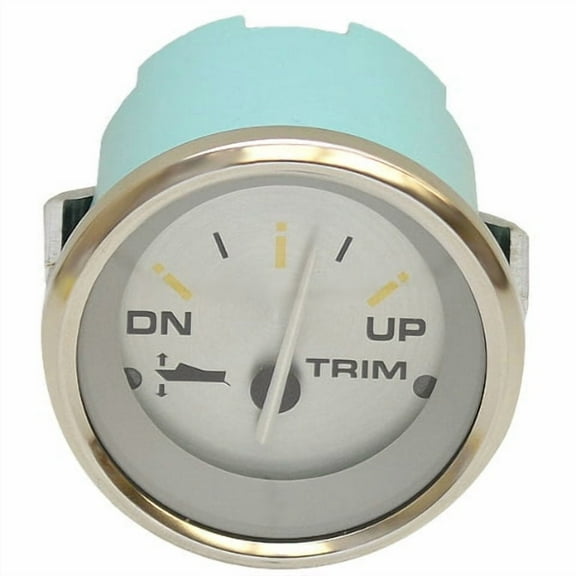 Teleflex Boat Trim Gauge 781523PMFB | Gold Sterling Mercury 2 Inch