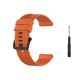 thumbnail image 1 of Correa de reloj de silicona de repuesto unisex de 22 mm con destornillador, hebilla negra compatible, 1 of 8