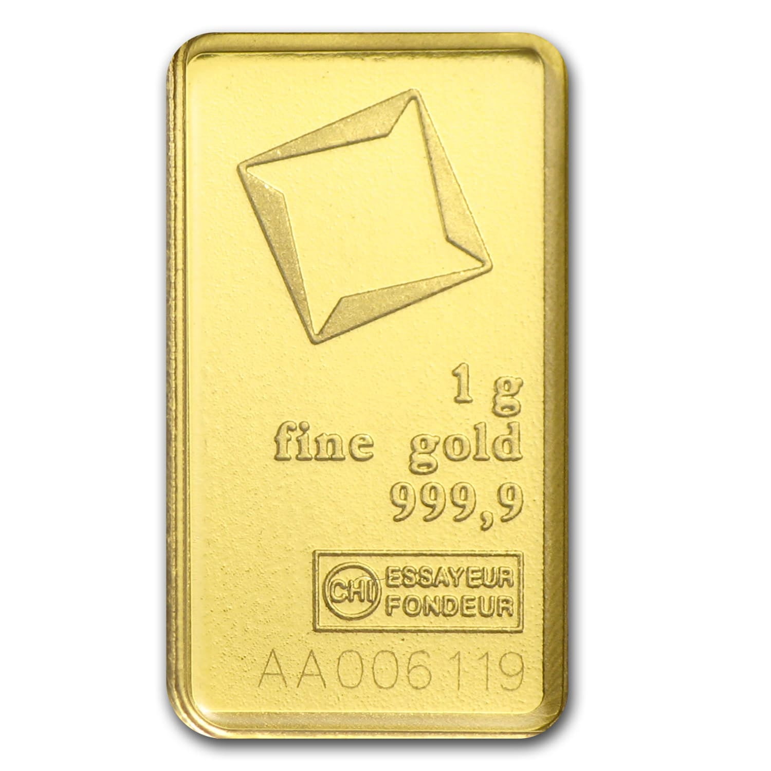 1 gram Gold Bar - (In Assay)