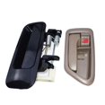 thumbnail image 5 of For Toyota Camry 1997-2001 Rear Left RL Black Outside Tan Inside Door Handle New, 5 of 5