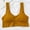 Gold, variant on Utoimkio Sports Bras for Women High Support Seamless Padded Low Impact Workout Bra for Yoga Fitness Comfy Soft Everyday Sleep Activewear Bras