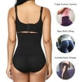 thumbnail image 4 of VASLANDA Waist Trainer for Women Seamless Butt Lifter Panty Hi-Waist Double Tummy Control Shapewear Stomach Body Shaper Postpartum Faja, 4 of 7
