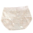 thumbnail image 2 of Underwear Women Plus Size, Mid Waist Japanese Seamless Girl Sexy Lace Breathable And Comfortable Silk Crotch Underwear For Women, 2 of 6
