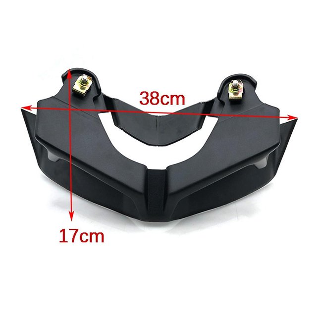 Alerones delanteros aerodinámicos Yashi para motocicleta MT-09/SP 2017-2020 color negro