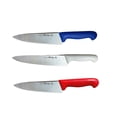 thumbnail image 1 of Kit de 3 cuchillos para Chef Shorbull 10 inch Hoja Acero Inoxidable Mango Ergonómico Azul rojo y blanco, 1 of 11