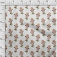thumbnail image 2 of oneOone Viscose Chiffon Fabric Leaves & Floral Block Print Fabric By The Yard 42 Inch Wide, 2 of 4
