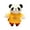 Panda in yellow and _11CM, variant on Snugglys Panda Bear Plushes Pillow Cushions, Realistic Stuffed Animals Throw Pillow for Bed, Sofa, or Desk Decoration