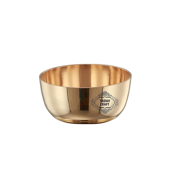 Golden Bronze Dinner Bowl- Single Item - Kansya Bowl Or Katora - Highly Durable