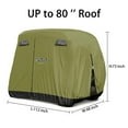 thumbnail image 2 of 10L0L Golf Cart Cover for Yamaha EZGO Club Car, 420D Waterproof Sunproof Dustproof Enclosure Cover- Army Green, 2 of 8