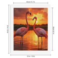 thumbnail image 2 of Paint by Numbers Kit for Adults, Flamingos At Sunset Reflection Lake Paint by Numbers, Easy Paint by Numbers Kit for Adults Beginner, DIY Adult Paint by Number Kits on Canvas, 12x16in Home Decor, 2 of 7