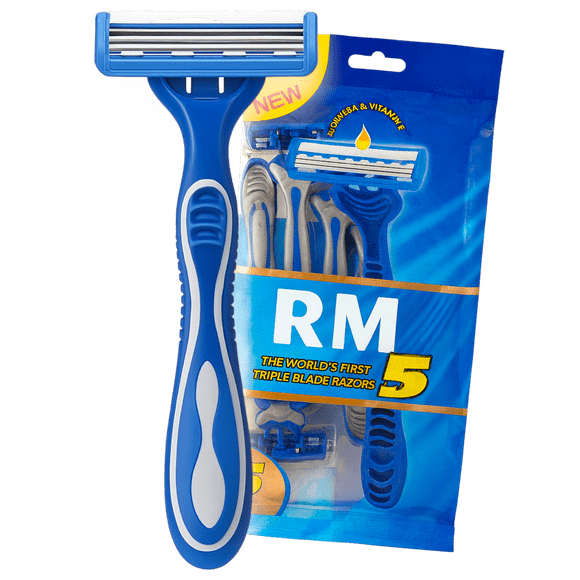 Set De 10 Rastrillos Desechables Triple Hoja Con Aloe Y Vitamina  E