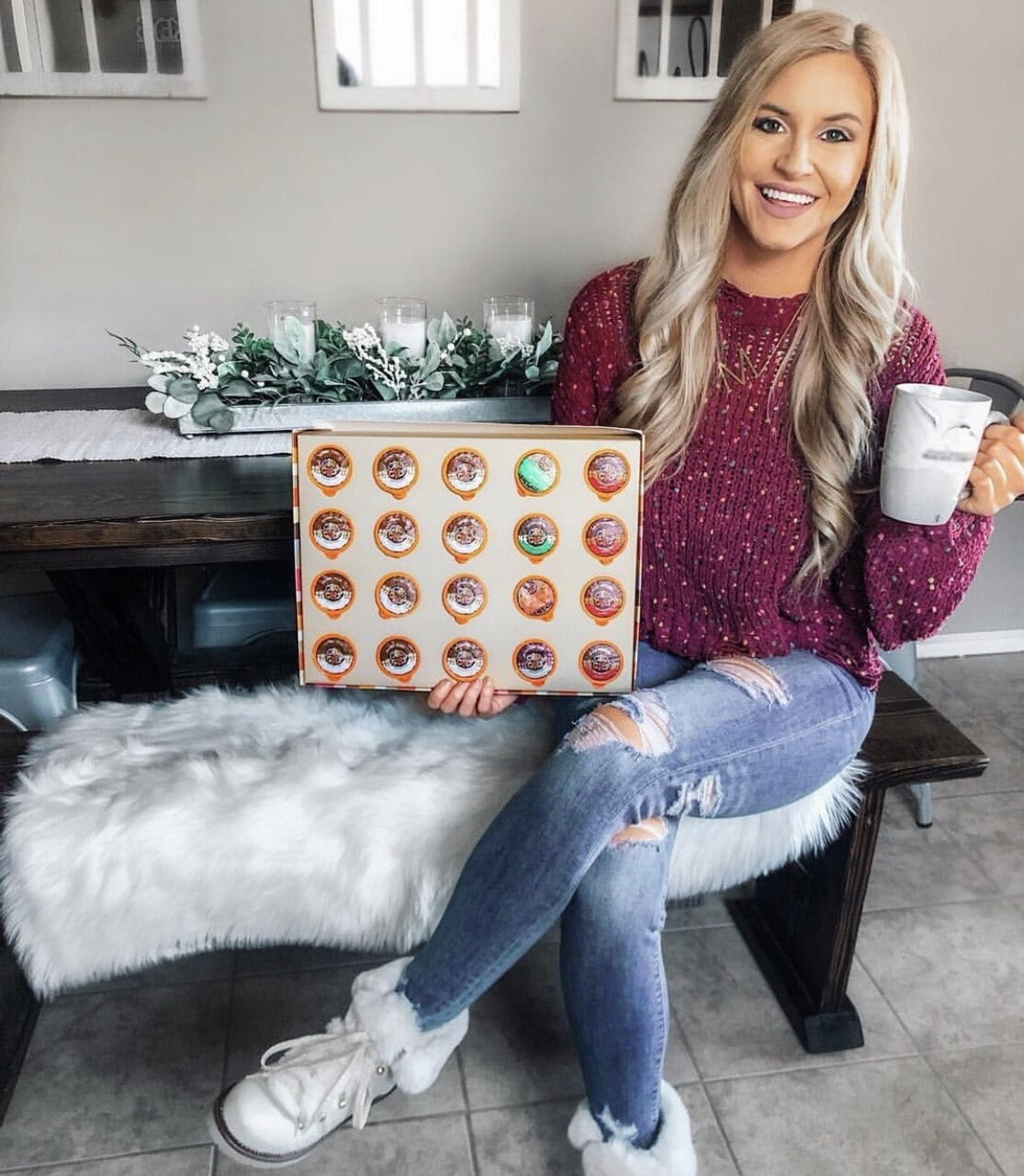 Crazy Cups Flavored Deluxe Sampler Coffee Pods, Medium Roast, Pack of 30 For Keurig K-cup Machines