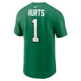 thumbnail image 3 of Men's Nike Jalen Hurts Kelly Green Philadelphia Eagles Alternate Player Name & Number T-Shirt, 3 of 3