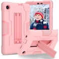 thumbnail image 1 of REQO for TCL TAB 8 LE Case, TCL TAB 8 Case for Kids, Heavy Duty Rugged Full-Body Hybrid Shockproof Drop Protection Cover for TCL Tab 8 LE (Model:9137W) 2023/TCL Tab 8 WiFi (Model:9132X) (3-Pink), 1 of 7