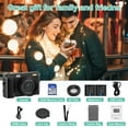 thumbnail image 5 of Vlogging Camera 4K Digital Cameras 48MP for Photography Autofocus 16X Digital Zoom for YouTube with 32GB Card, 5 of 13