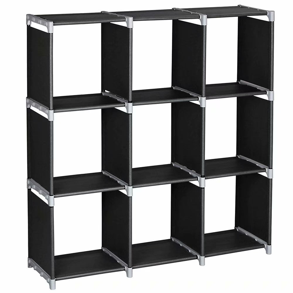 9-Cube Closet Organizer Storage Shelves Cubes Organizer DIY Cabinet Book Shelf 