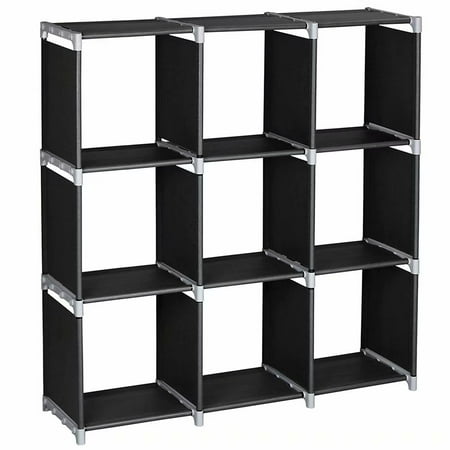 9 Storage Cubes Book Shelf 3 Tiers Compartments Shelf Rack for Living Room, Bedroom, (Best Cube For Speedcubing)
