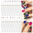 thumbnail image 6 of Beauos Clearance 24 Colors Collection Ladies Nail Gel Pen Multifunction Nail Polish Nail Polish No Pencil Nails 24ml, Nail Pen Clearance Sale, 1X Nail Art Pen, 6 of 6