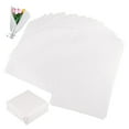 thumbnail image 1 of Papel de seda transparente para manualidades, 80 hojas blancas para bolsas de regalo, 30*20 cm Papel de seda artístico para dibujar, crear flores de papel, rellenos, envolver flores, decoración de, 1 of 7