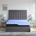 thumbnail image 3 of LiviNest 12 Inch Hybrid Cooling Mattress: Blue Ice Yarn Cover & Copper Infused Memory Foam - Talalay Latex Support for Side Sleepers & Hot Sleepers with Low Motion Transfer & Spinal Alignment, 3 of 4