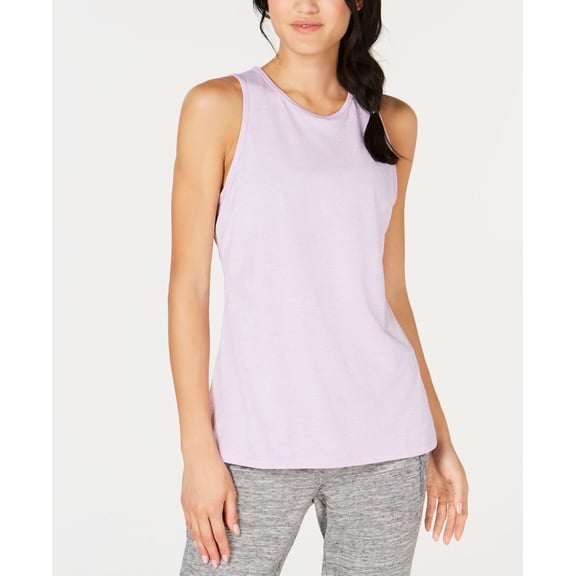 Ideology Womens Heathered Keyhole Back Tank Top Size XX-Large