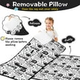 thumbnail image 3 of Football Words Pattern Toddler Nap Mats for Kids Preschool,Sleeping Mat Bag or Kids,Toddler Sleeping Bag,Toddler Nap Mat or Daycare, 3 of 6