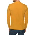 thumbnail image 2 of Big Size Better On The Slopes Graphic Long Sleeve Crewneck Tee - Mustard XL, 2 of 4